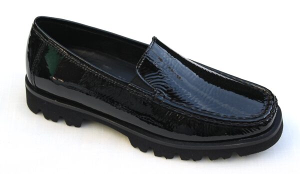 S008 Sioux mocassin “Cortizia 729” zwart lak