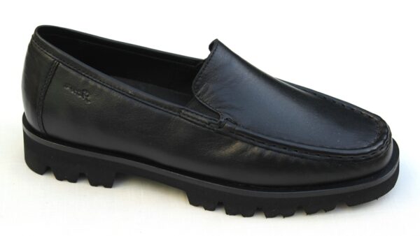 S007 Sioux mocassin “Cortizia 729” zwart leer