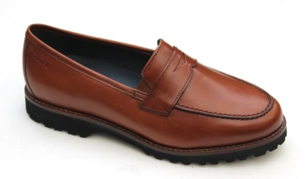 S003 Sioux mocassin “Meredith 709H” cognac bruin leer