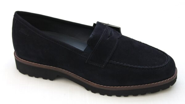 S004 Sioux mocassin “Meredith 709H” donkerblauw suède