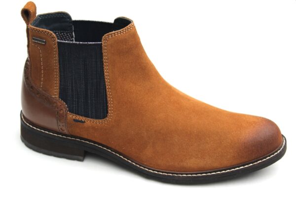 Josef Seibel chelsea boot Jasper 50 cognac bruin suede