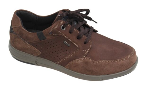 Josef Seibel veterschoen "Enrico 51" met "TopDryTex" bruin nubuck/suede