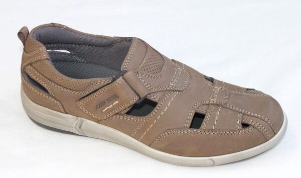 JSH005 Josef Seibel dichte sandaal Enrico 21 taupe nubuck