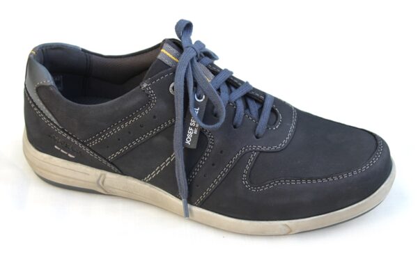 JSH012 Josef Seibel veterschoen Enrico 28 blauw nubuck