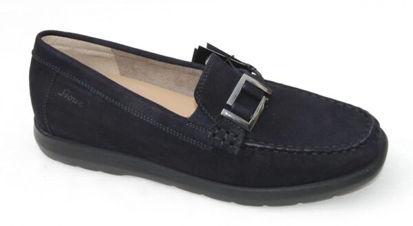 S016 Sioux mocassin “Cortizia-718-H” blauw suède