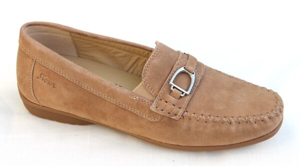 S074 Sioux mocassin “Cortizia 723-H” zandbeige suède