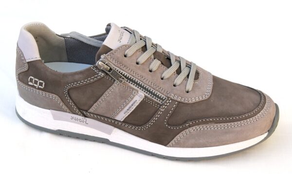 SH012 Sioux sneaker met rits “Rojaro-714” grijs combi