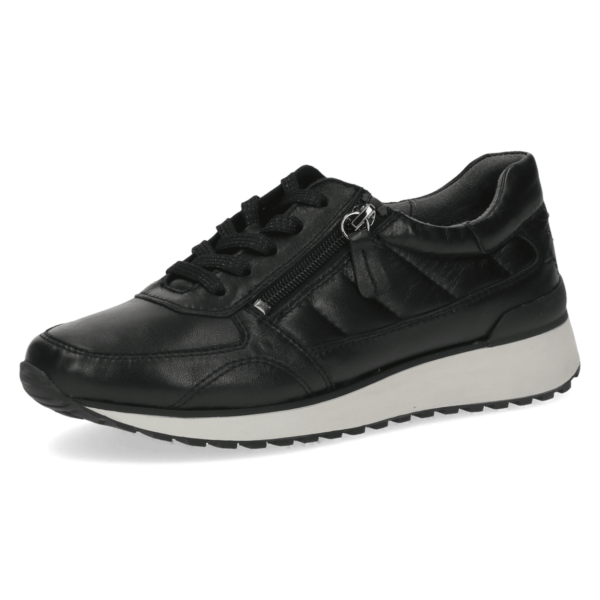 C102 Caprice sneaker zwart leer