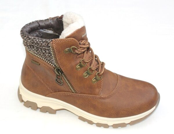WS103 Westland Winterboot “Chambery 03” met “TopDryTex” cognac bruin leer