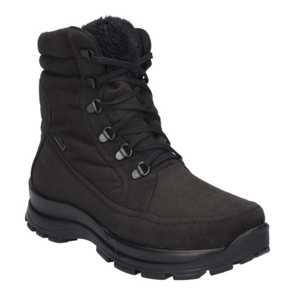 WS104 Westland winterboot “Grenoble 01” met “TopDryTex” zwart alcantara