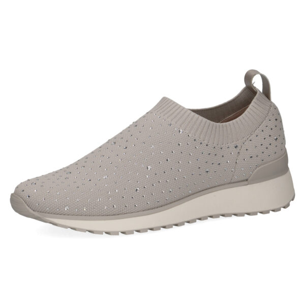 C001 Caprice stretch instap sneaker lichtgrijs