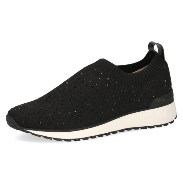 C003 Caprice stretch instap sneaker zwart