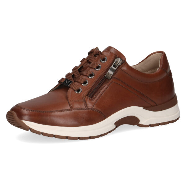 Caprice veterschoen cognac leer art. 009-23758-42-303