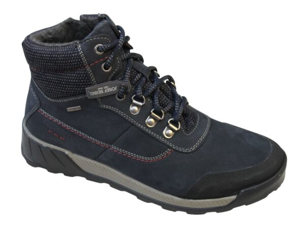 Josef Seibel half hoge veterboot "Raymond 56" blauw nubuck