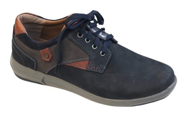 Josef Seibel veterschoen "Enrico 11" blauw nubuck