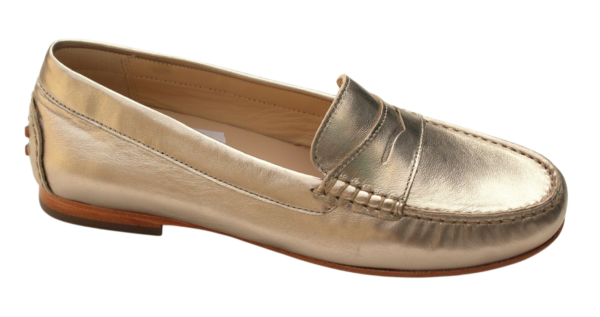 Sioux mocassin Borinka 700 lichtgoud metallic