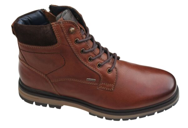 SH226 Sioux hoge veterboot “Jadranko-700-Tex” cognac bruin leer
