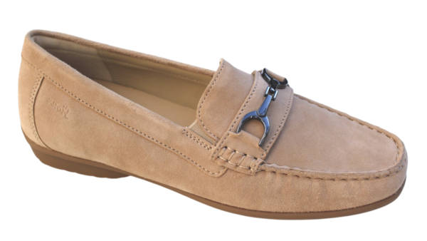 Sioux mocassin Cortizia 738-H zandbeige suède