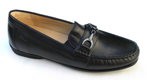S020 Sioux mocassin “Cortizia 738-H” zwart leer