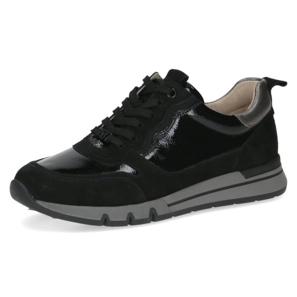 Caprice sneaker H wijdte zwart combi art. 009-23756-45-019