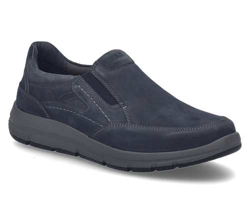 JSH002 Josef Seibel instapschoen “Giuseppe 09” blauw nubuck