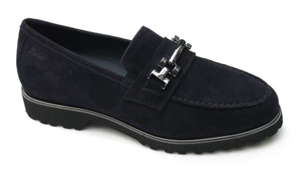 Sioux mocassin "Meredith 752-H" donkerblauw suède