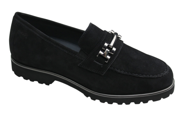 Sioux mocassin Meredith 752 H zwart suede