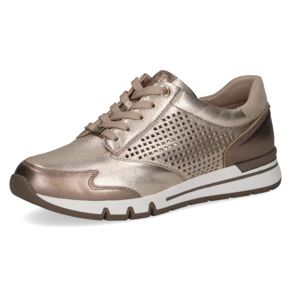 C003 Caprice sneaker goud met brons combi