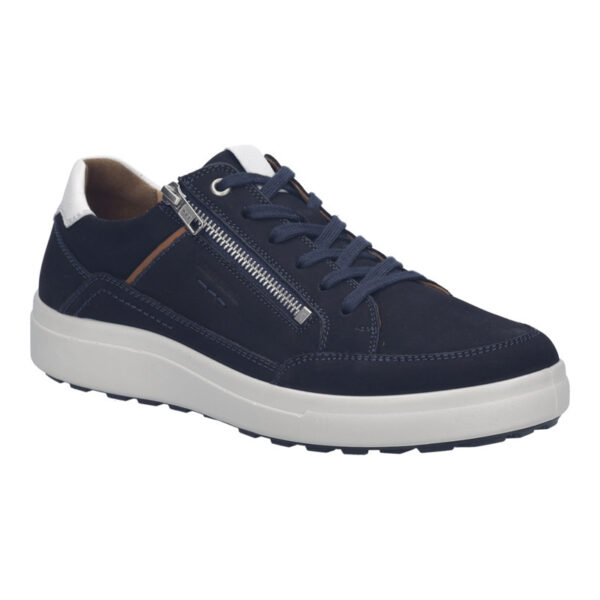 Josef Seibel sneaker met rits Maddox 07 donkerblauw nubuck art. 29307_991_506