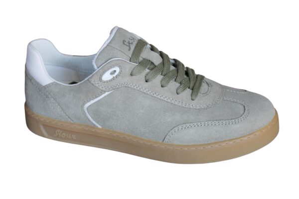 Sioux sneaker Tedroso 708 zachtgroen suede
