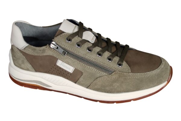 Sioux veterschoen met rits "Turibio 702-J" groen combi