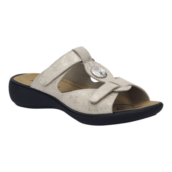 Josef Seibel verstelbare klittenband slipper Ibiza 15 gebroken wit fantasieprint art. 86715_647_230