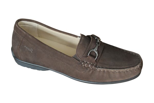 Sioux mocassin Cortizia 738-H bruin suède